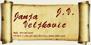 Janja Veljković vizit kartica